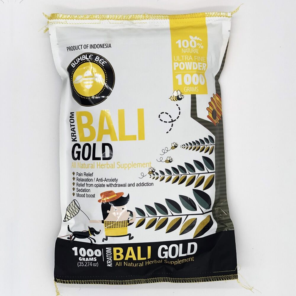 Bumble Bee Bali Gold Kratom Powder | Image 3 | Bumble Bee Bali Gold Kratom Powder