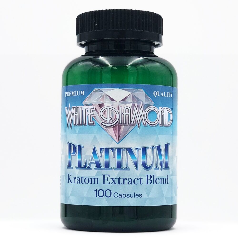 White Diamond Platinum Kratom Capsules | Image 2 | White Diamond Platinum Kratom Capsules