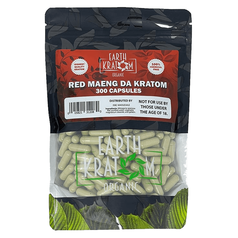 Earth Kratom Red Maeng Da Kratom Capsule | Image 3 | Earth Kratom Red Maeng Da Kratom Capsule