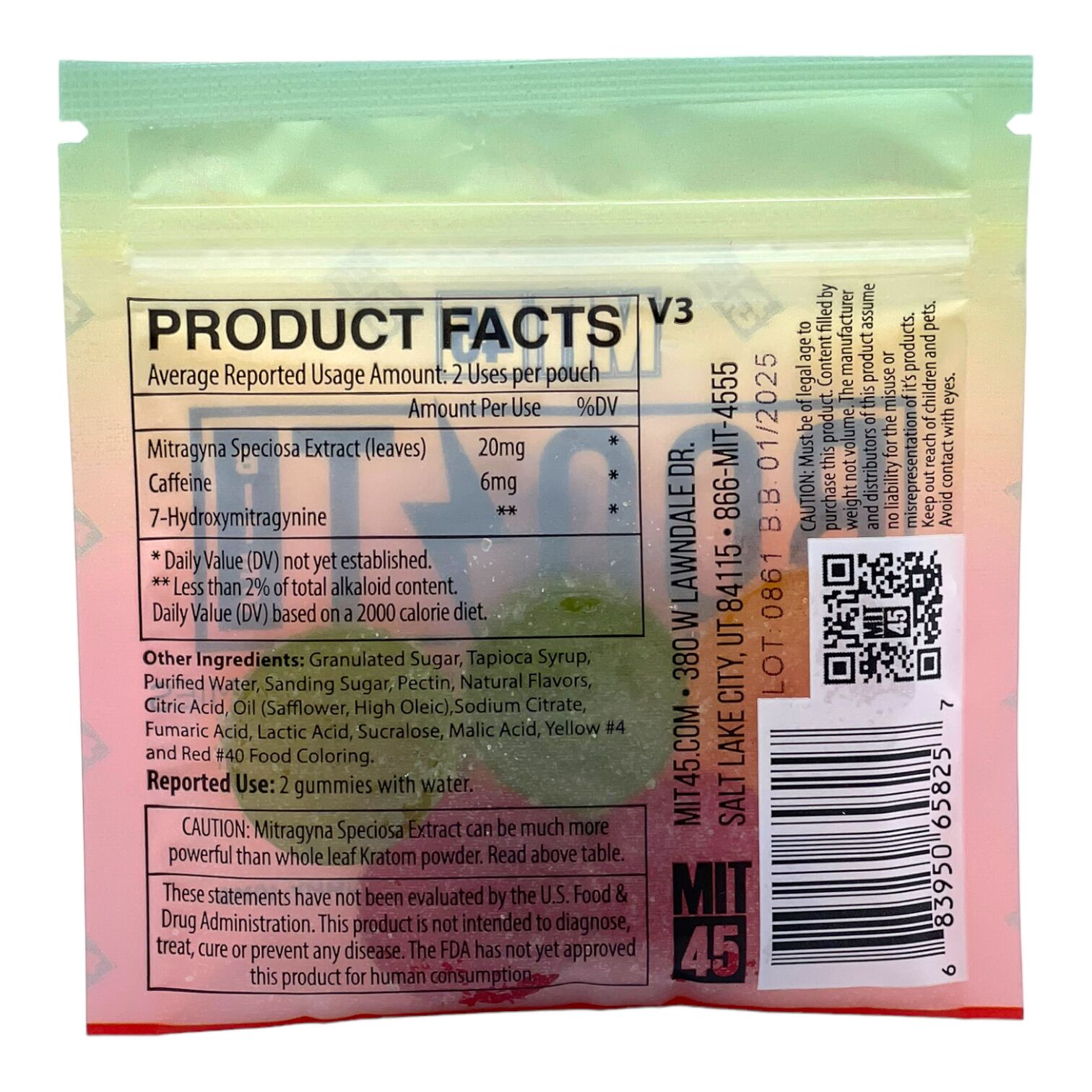 MIT 45 Boost Bites Kratom Gummies | Image 2 | MIT 45 Boost Bites Kratom Gummies