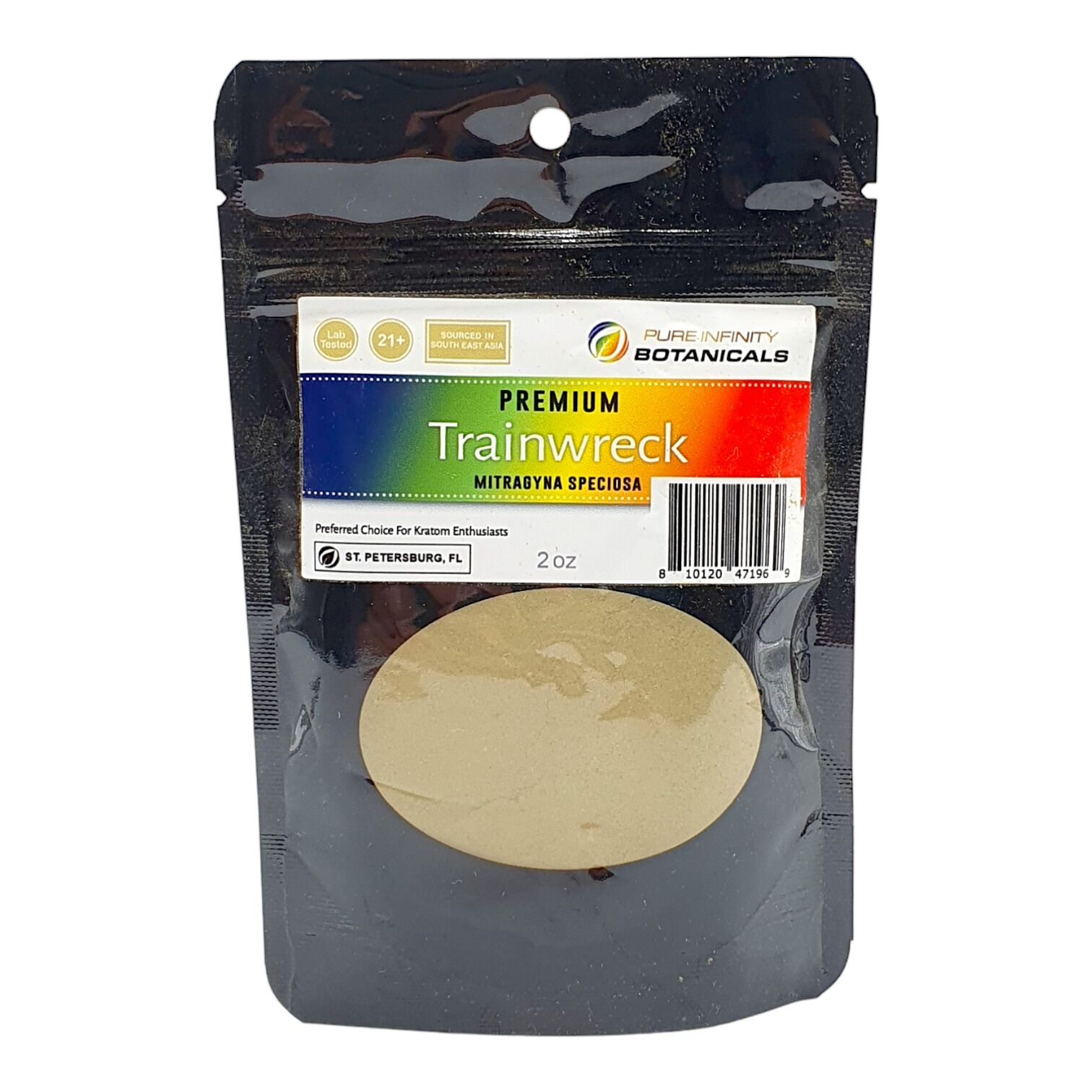 Pure Infinity Trainwreck Kratom Powder | Image 1 | Pure Infinity Trainwreck Kratom Powder