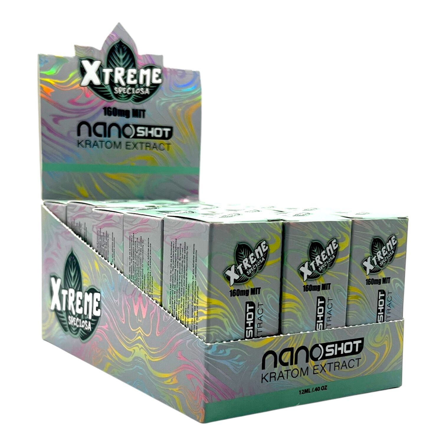 Xtreme Speciosa Nano Kratom Shot, 160mg, 12mL | Image 3 | Xtreme Speciosa Nano Kratom Shot, 160mg, 12mL