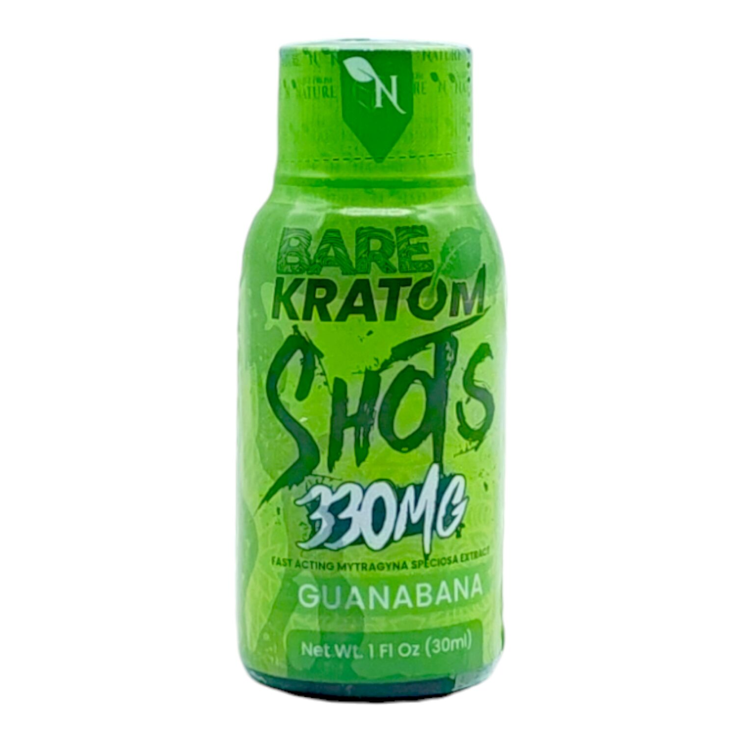Bare Kratom Guanabana Shot, 330mg, 30mL | Image 1 | Bare Kratom Guanabana Shot, 330mg, 30mL