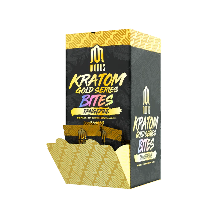 Modus Gold Series Kratom Tangerine Bites 200mg | Image 2 | Modus Gold Series Kratom Tangerine Bites 200mg