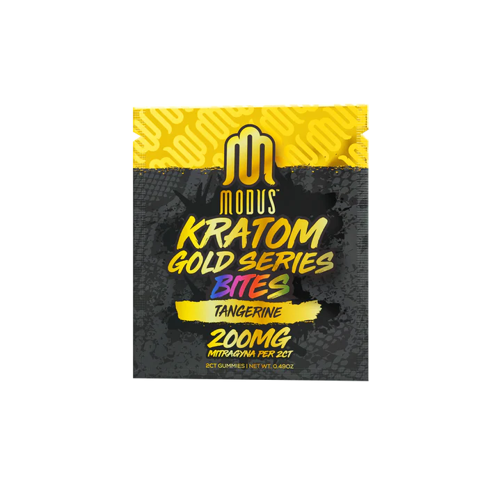 Modus Gold Series Kratom Tangerine Bites 200mg | Image 1 | Modus Gold Series Kratom Tangerine Bites 200mg