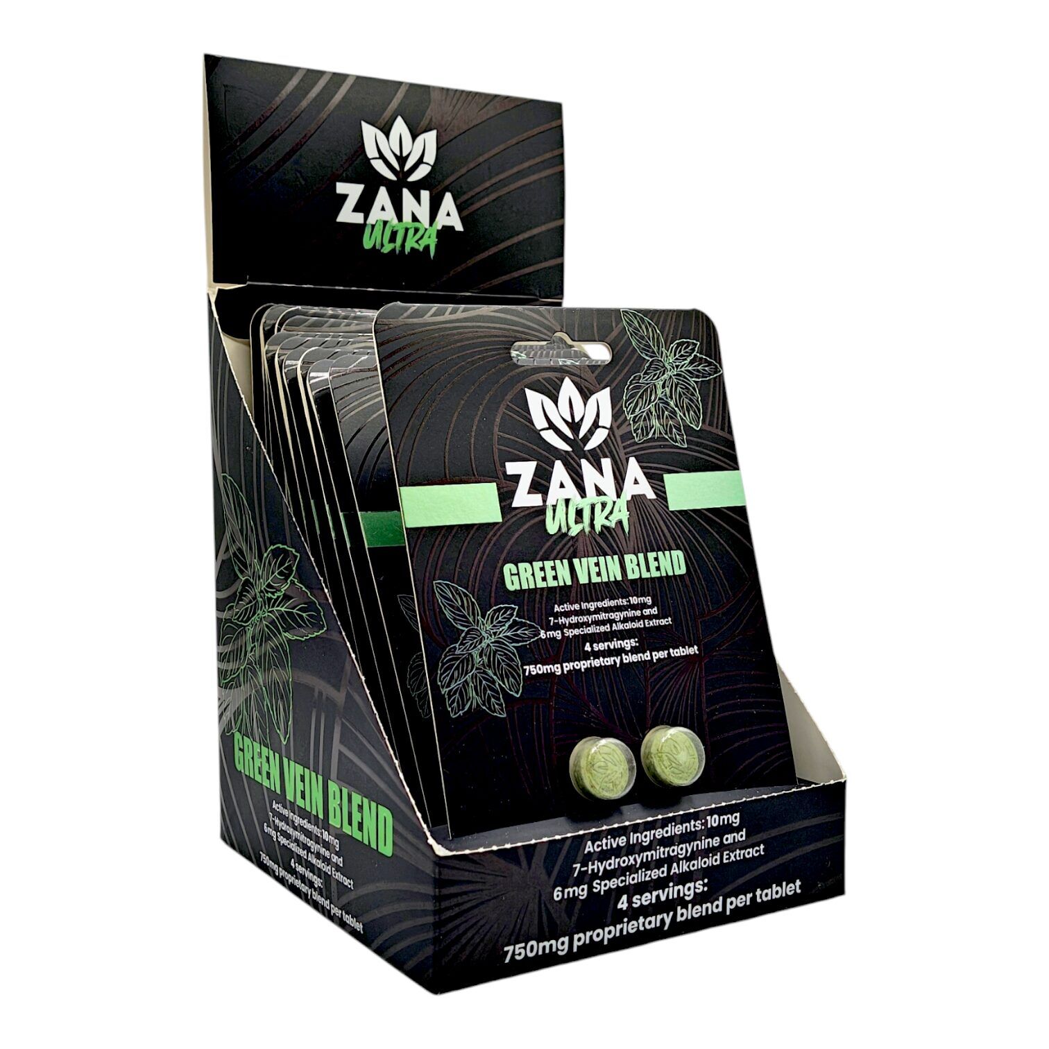 ZANA ULTRA Green Vein Tablets 2ct | Image 4 | ZANA ULTRA Green Vein Tablets 2ct