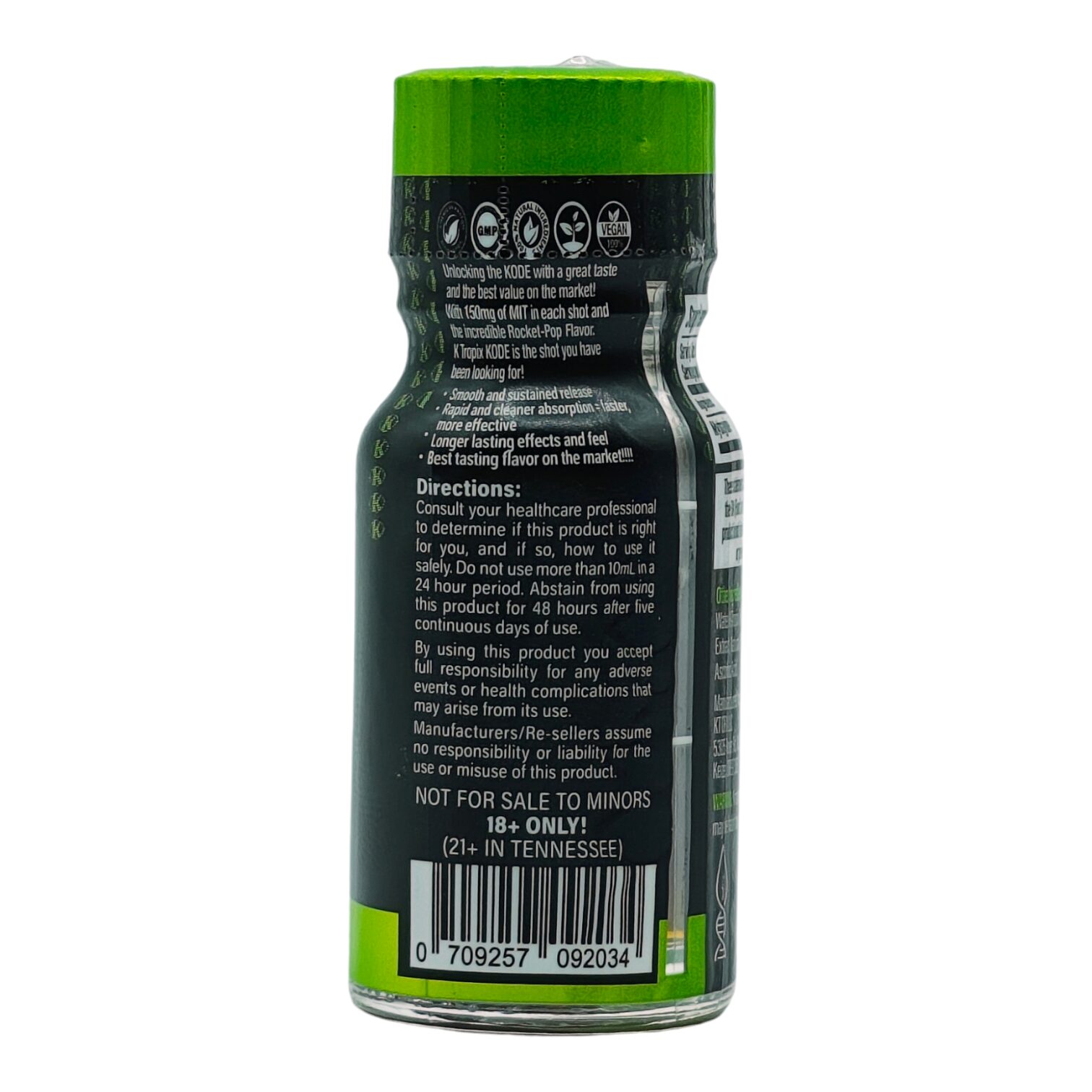 K-Tropix KODE Rocket-Pop Flavor Shot, 150mg, 10mL | Image 5 | K-Tropix KODE Rocket-Pop Flavor Shot, 150mg, 10mL
