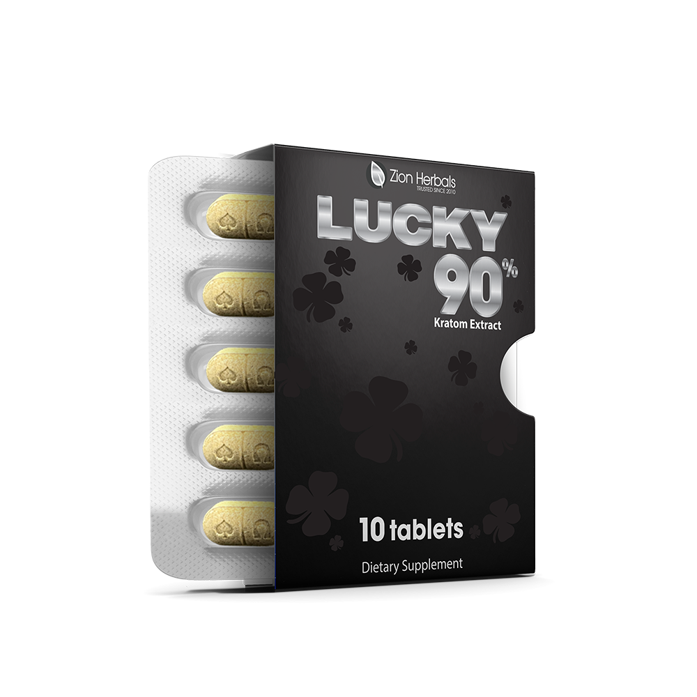 Zion Herbals Lucky 90 Kratom Extract Tablets 90% MIT | Image 4 | Zion Herbals Lucky 90 Kratom Extract Tablets 90% MIT