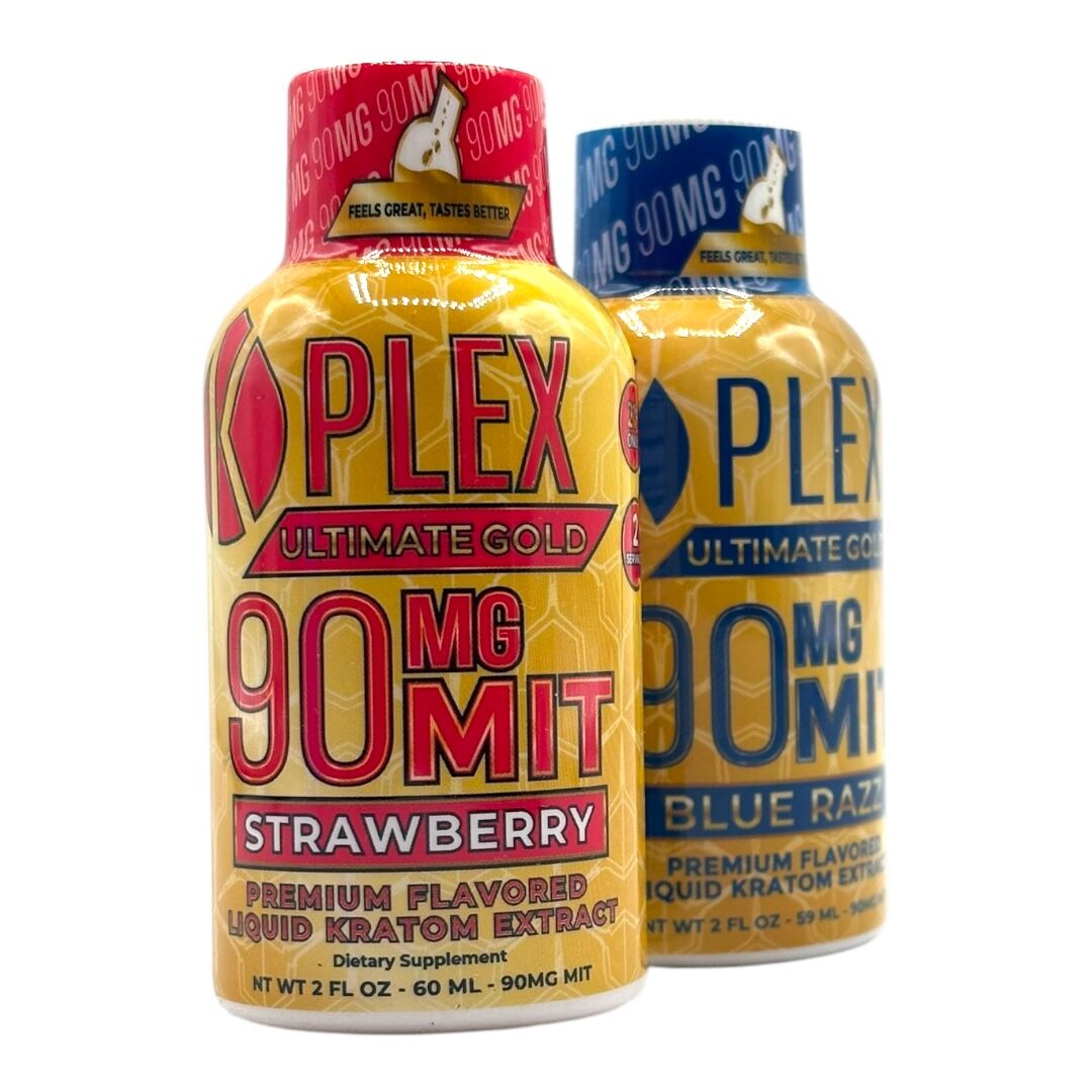 K Plex Ultimate Gold Liquid Kratom Extract Flavored 90mg MIT | Image 1 | K Plex Ultimate Gold Liquid Kratom Extract Flavored 90mg MIT