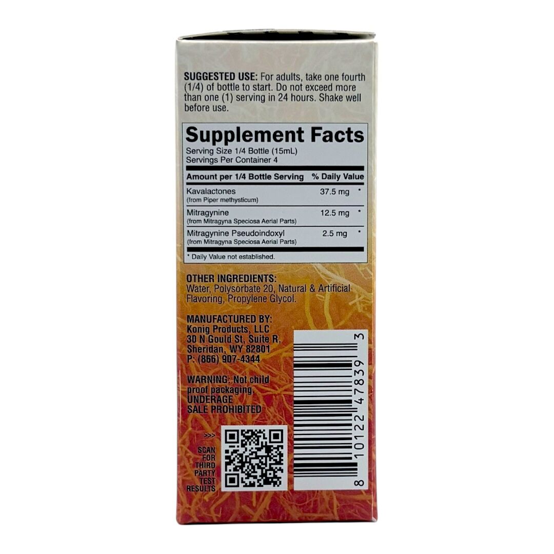 Rooted Kava & Alkaloids Flavored Shot 60mL | Image 21 | Rooted Kava & Alkaloids Flavored Shot 60mL