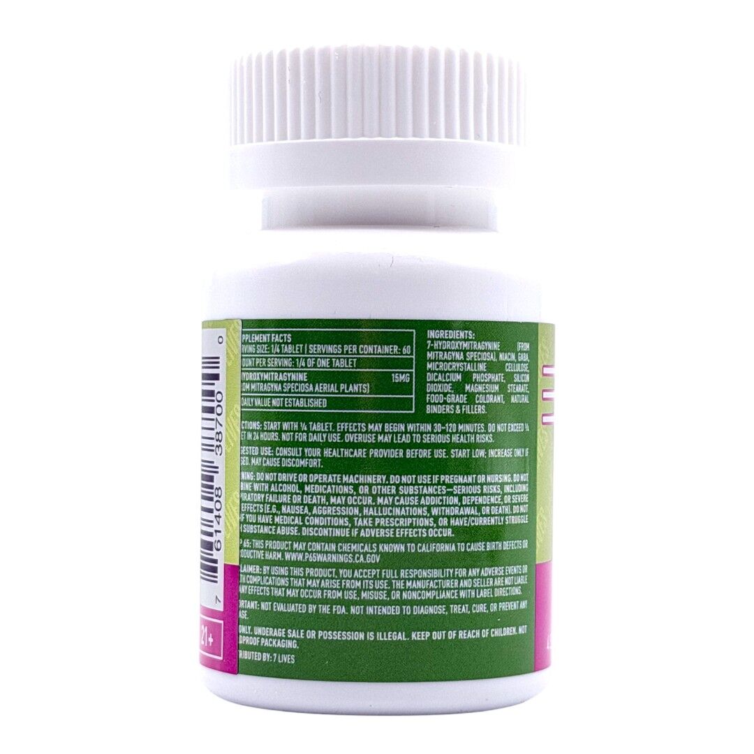 7 Lives 7OH Tablets 60mg x 15ct | Image 3 | 7 Lives 7OH Tablets 60mg x 15ct