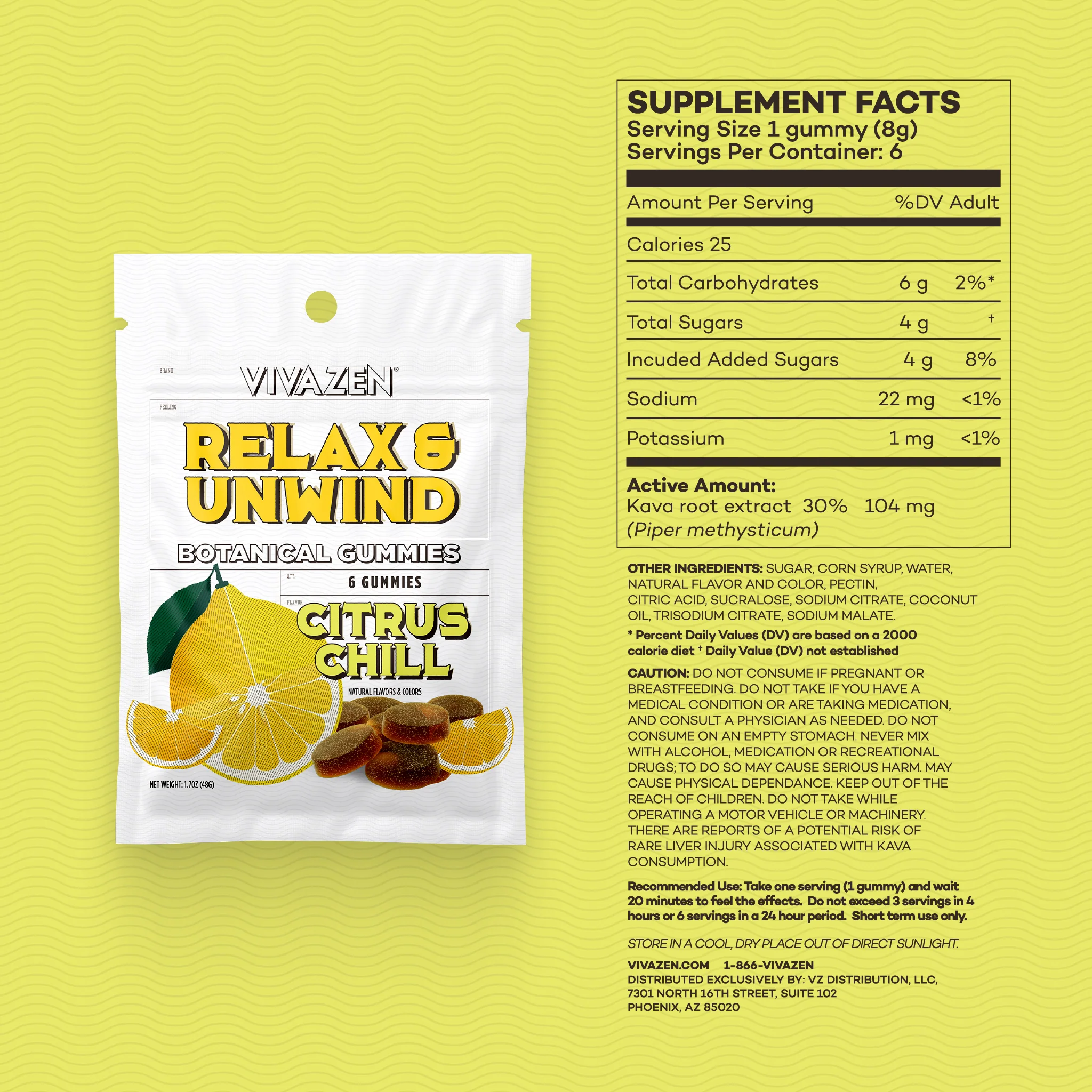 VIVAZEN Energy + Focus Gummies, 6CT, Berry Bliss | Image 4 | VIVAZEN Energy + Focus Gummies, 6CT, Berry Bliss