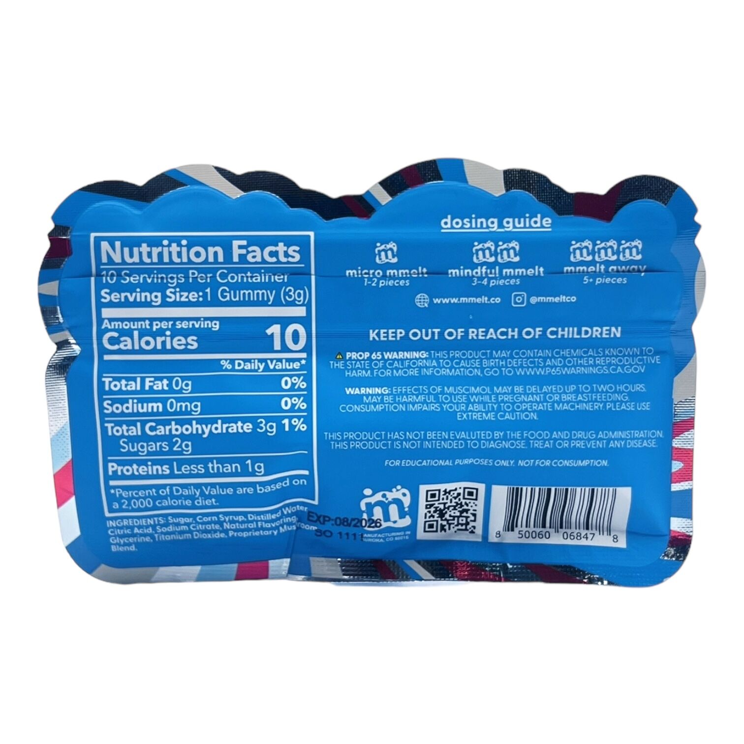 mmelt Sour Slushy Microdose Gummies | Image 3 | mmelt Sour Slushy Microdose Gummies