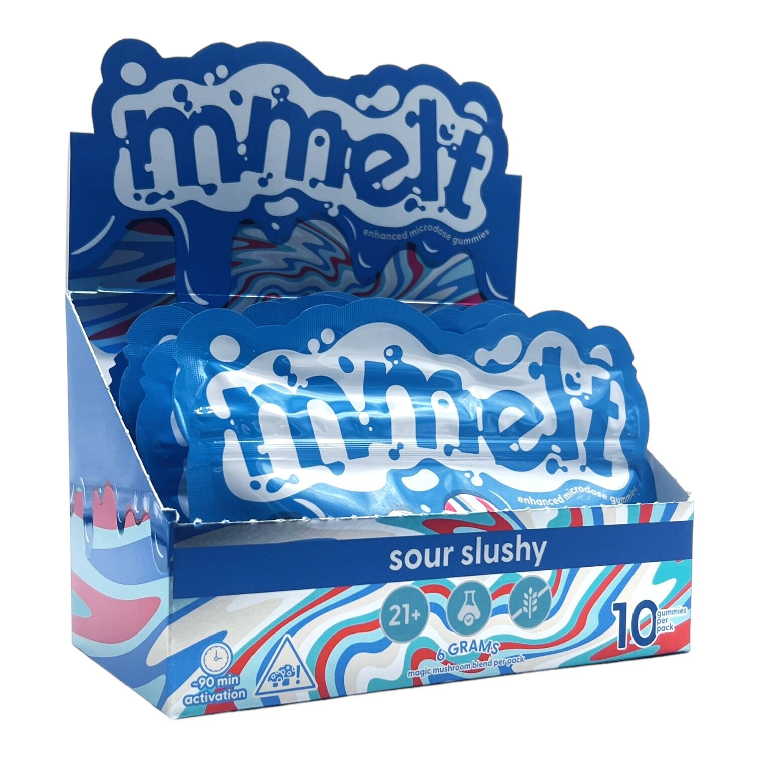 mmelt Sour Slushy Microdose Gummies | Image 2 | mmelt Sour Slushy Microdose Gummies