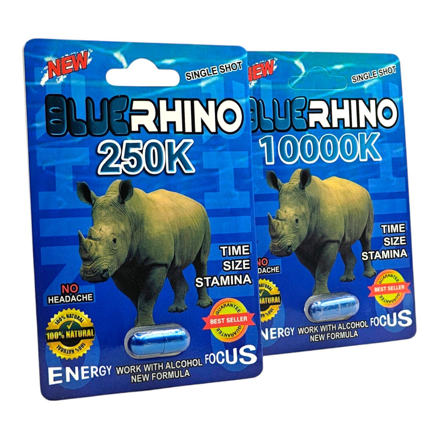 Blue Rhino Single Shot Male Enhancement Capsule | Image 1 | Blue Rhino Single Shot Male Enhancement Capsule