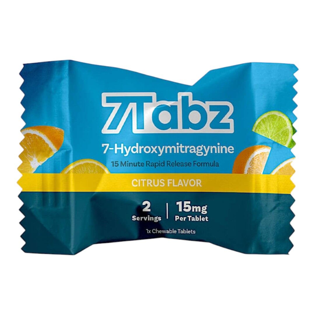 7Tabz 7-OH Kratom Extract Tablets Citrus | Image 2 | 7Tabz 7-OH Kratom Extract Tablets Citrus
