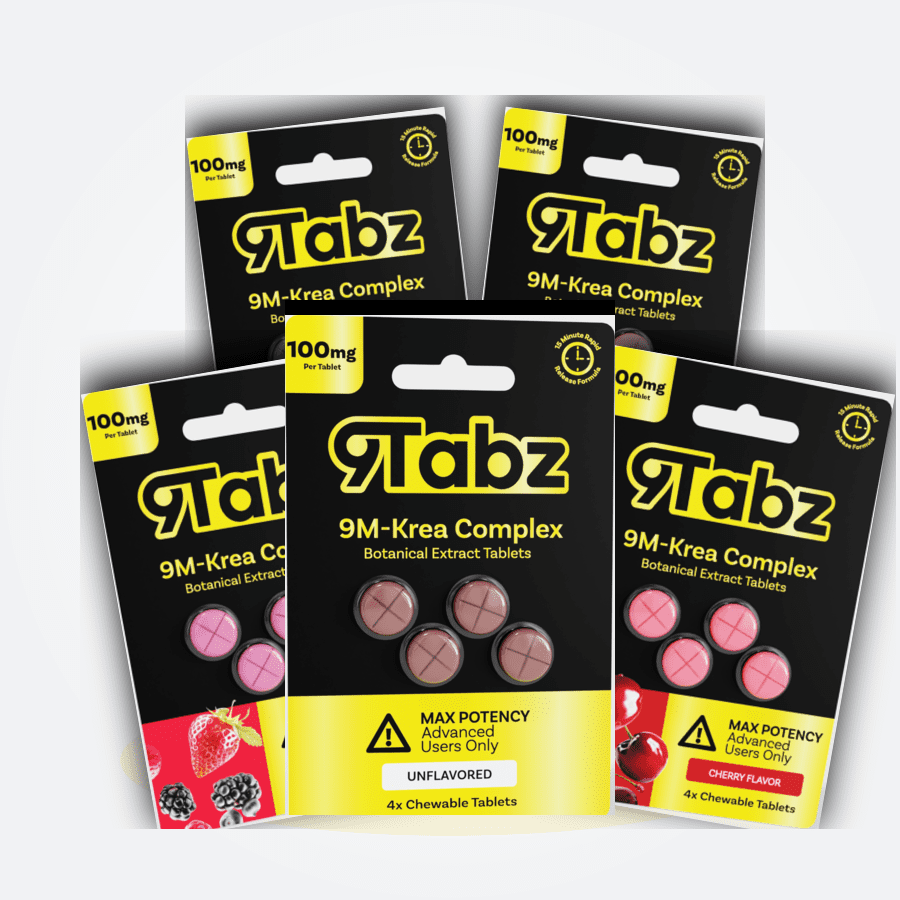 9 Tabz - 9M Area Complex Tablets, 100mg x 4ct | Image 1 | 9 Tabz – 9M Area Complex Tablets, 100mg x 4ct