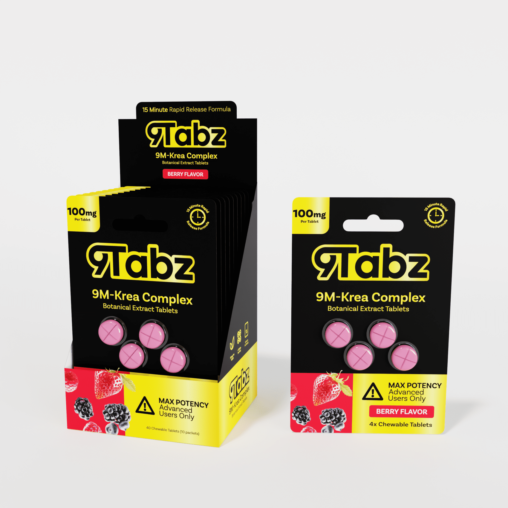 9 Tabz - 9M Area Complex Tablets, 100mg x 4ct | Image 6 | 9 Tabz – 9M Area Complex Tablets, 100mg x 4ct