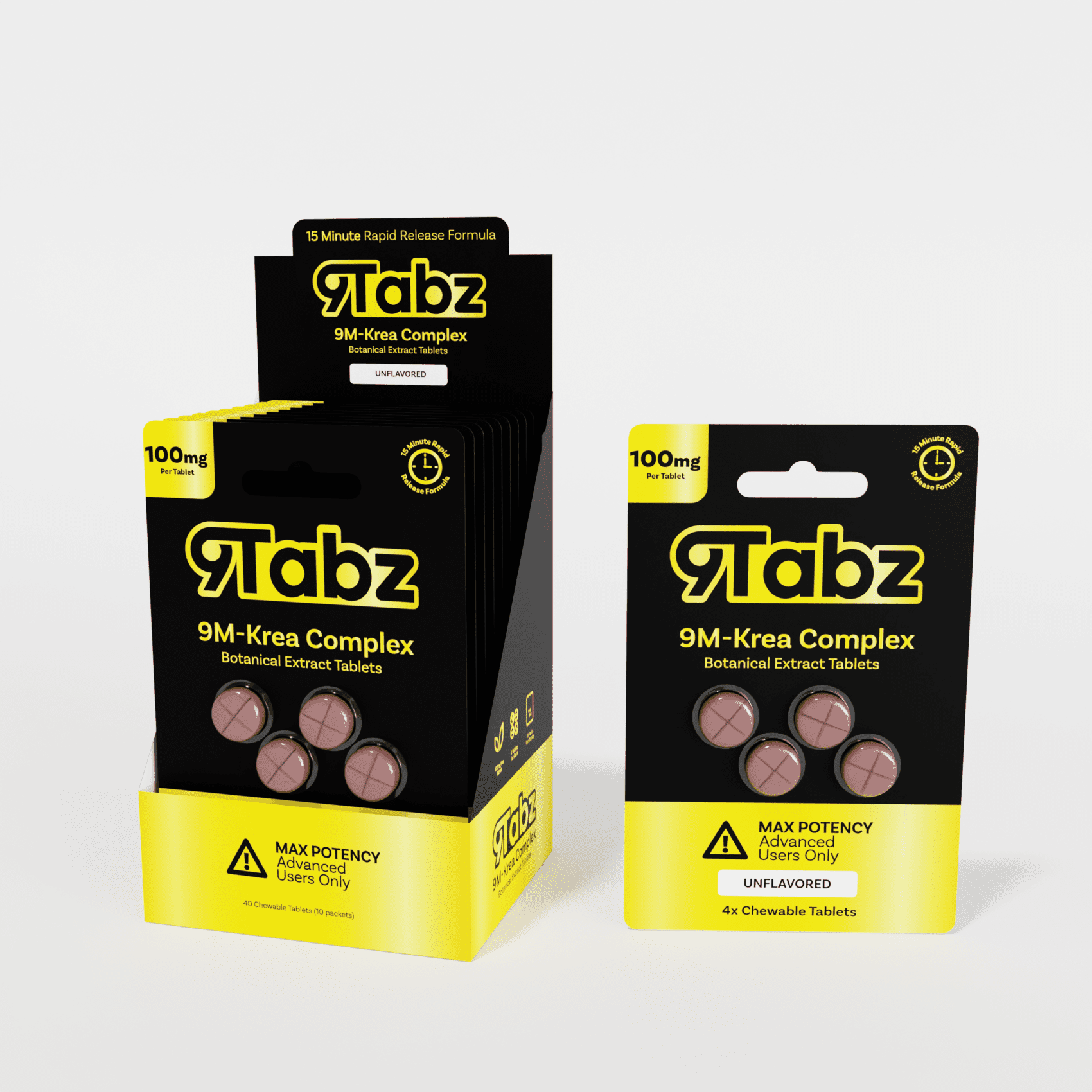 9 Tabz - 9M Area Complex Tablets, 100mg x 4ct | Image 3 | 9 Tabz – 9M Area Complex Tablets, 100mg x 4ct