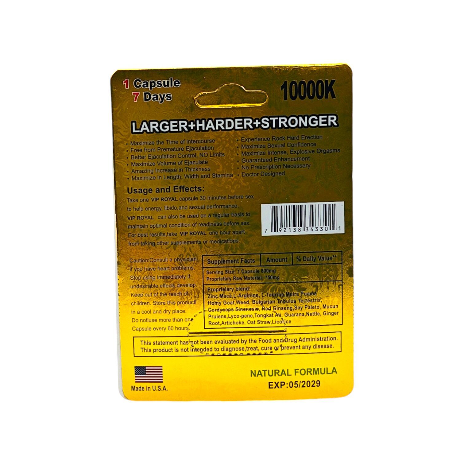 VIP Royal Capsule 10000K | Image 4 | VIP Royal Capsule 10000K