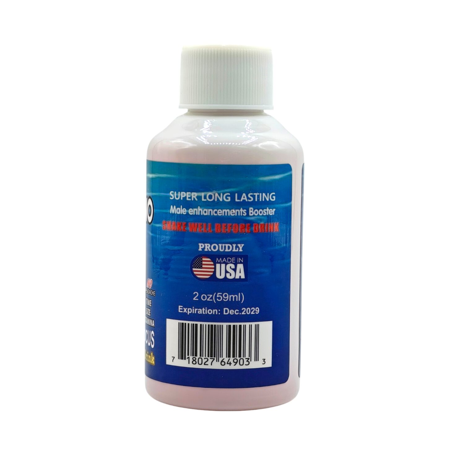 Blue Rhino Male Enhancement Drink 59mL | Image 3 | Blue Rhino Male Enhancement Drink 59mL