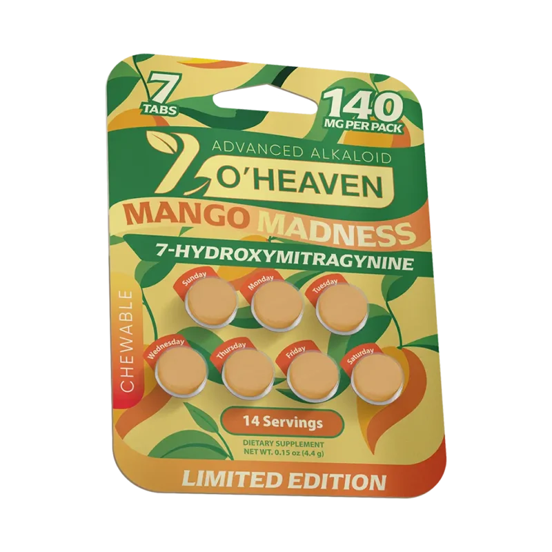 7 O’Heaven 7-OH Mango Madness Flavored Tablets 20mg