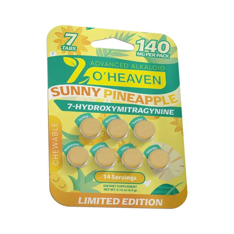 7 O’Heaven 7-OH Sunny Pineapple Flavored Tablets 20mg