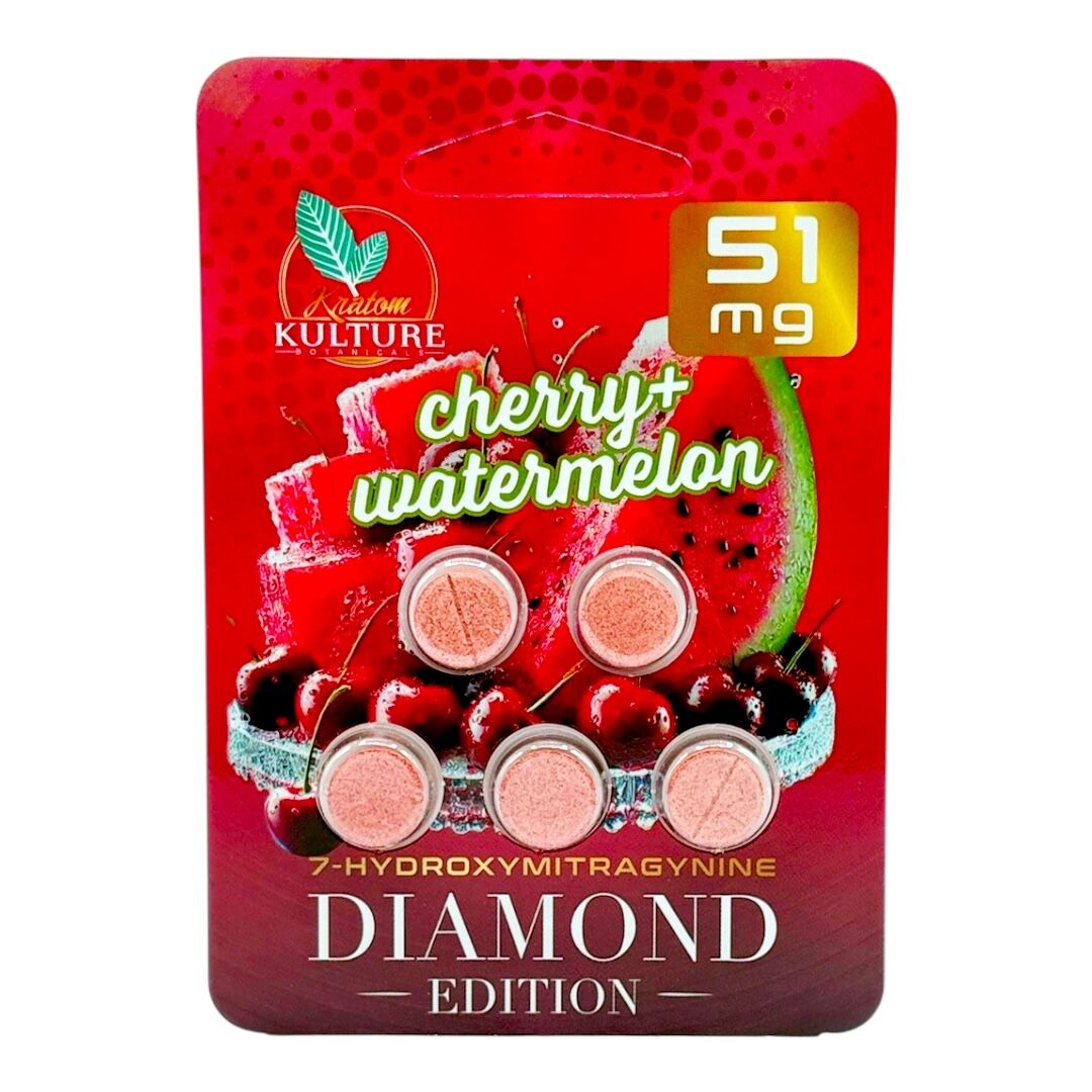 Kratom Kulture 7OH Diamond 51mg – Cherry Watermelon