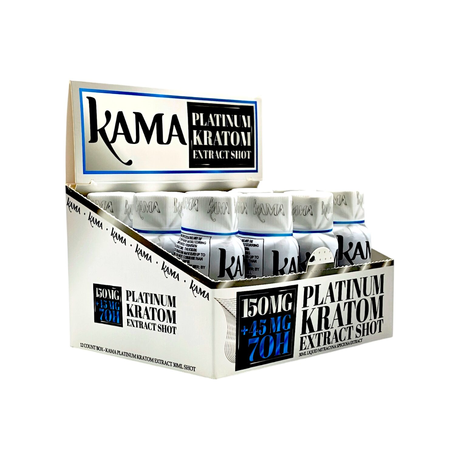Kama 7-OH Platinum Kratom Extract Shot, 150mg Kratom 45mg 7-OH 30mL | Image 5 | Kama 7-OH Platinum Kratom Extract Shot, 150mg Kratom 45mg 7-OH 30mL