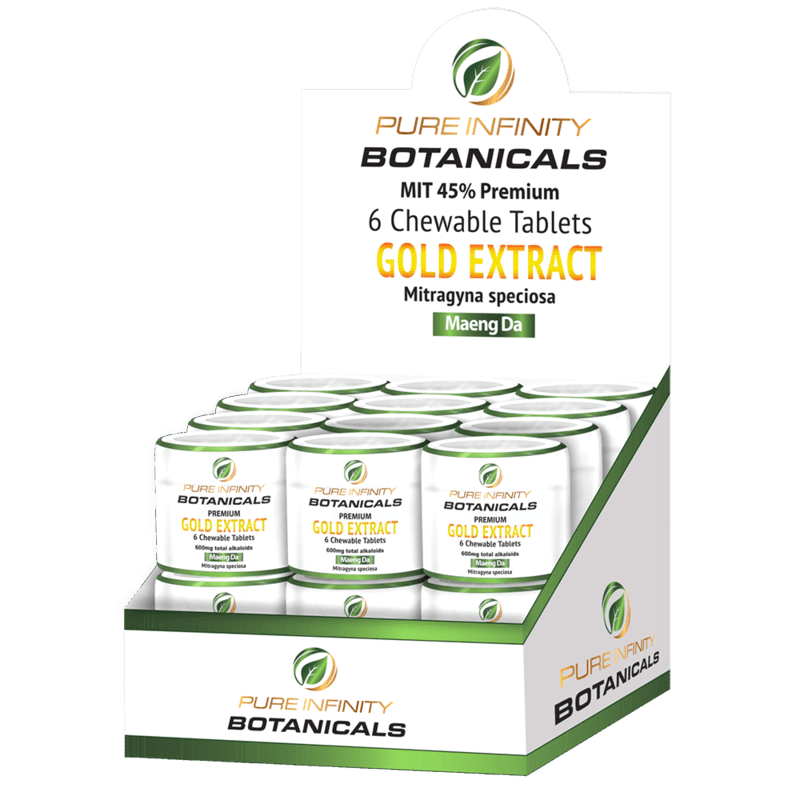 Pure Infinity Premium Gold Maeng Da Kratom Tablets 6ct | Image 2 | Pure Infinity Premium Gold Maeng Da Kratom Tablets 6ct
