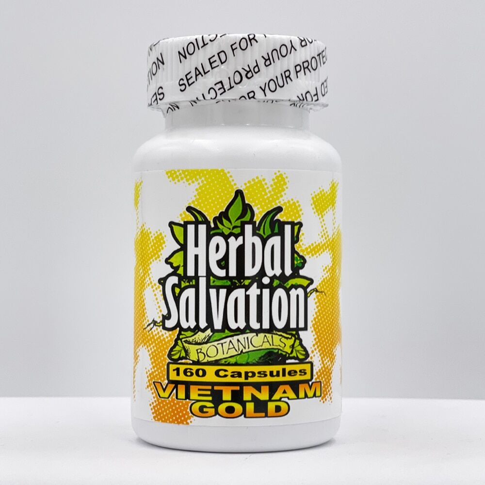 Herbal Salvation Botanicals VIETNAM GOLD Indo Kratom Capsule 160ct (BUY 1 GET 2) | Image 1 | Herbal Salvation Botanicals VIETNAM GOLD Indo Kratom Capsule 160ct (BUY 1 GET 2)