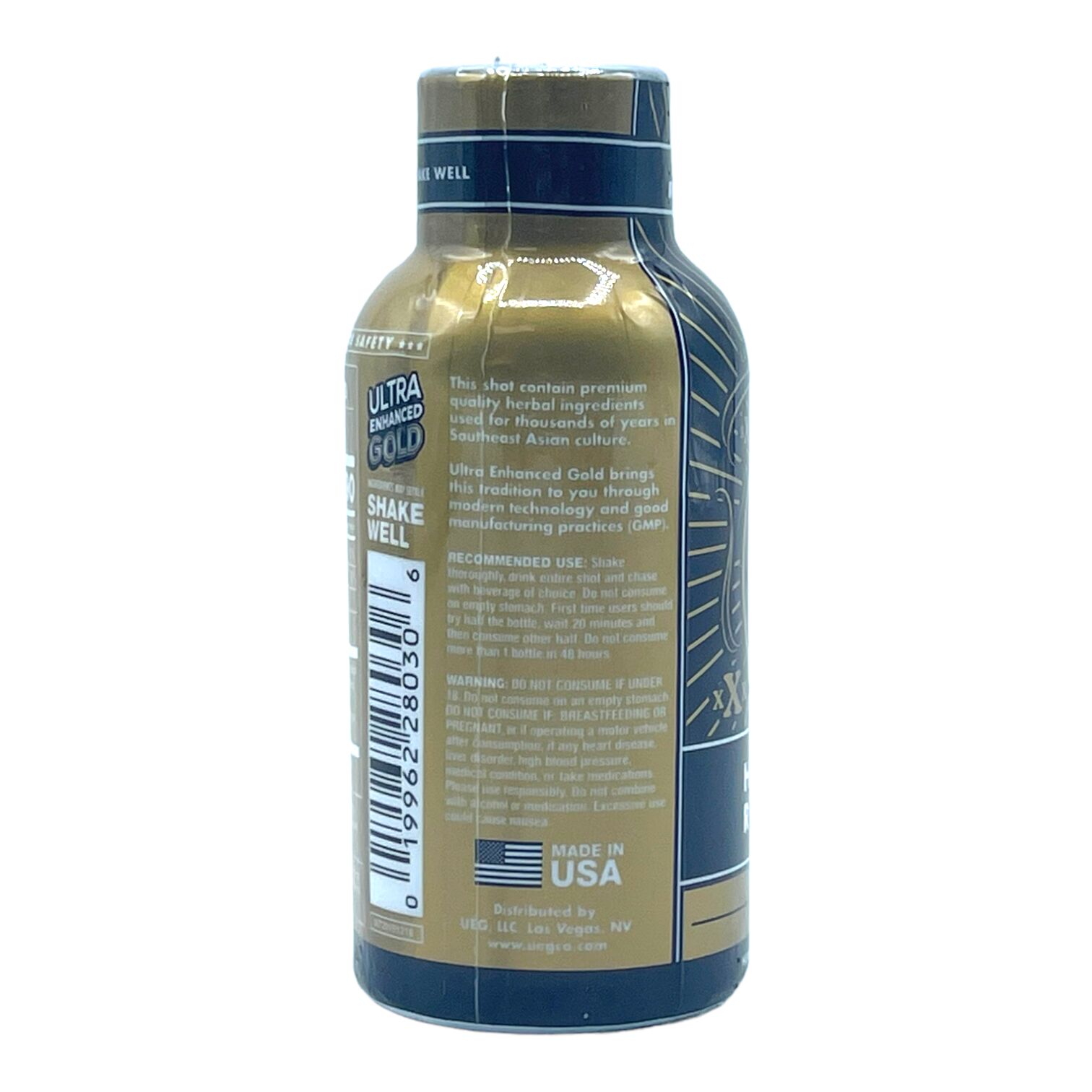 Ultra Enhanced Gold 3X Triple Strength Kratom Shot 57mL | Image 3 | Ultra Enhanced Gold 3X Triple Strength Kratom Shot 57mL