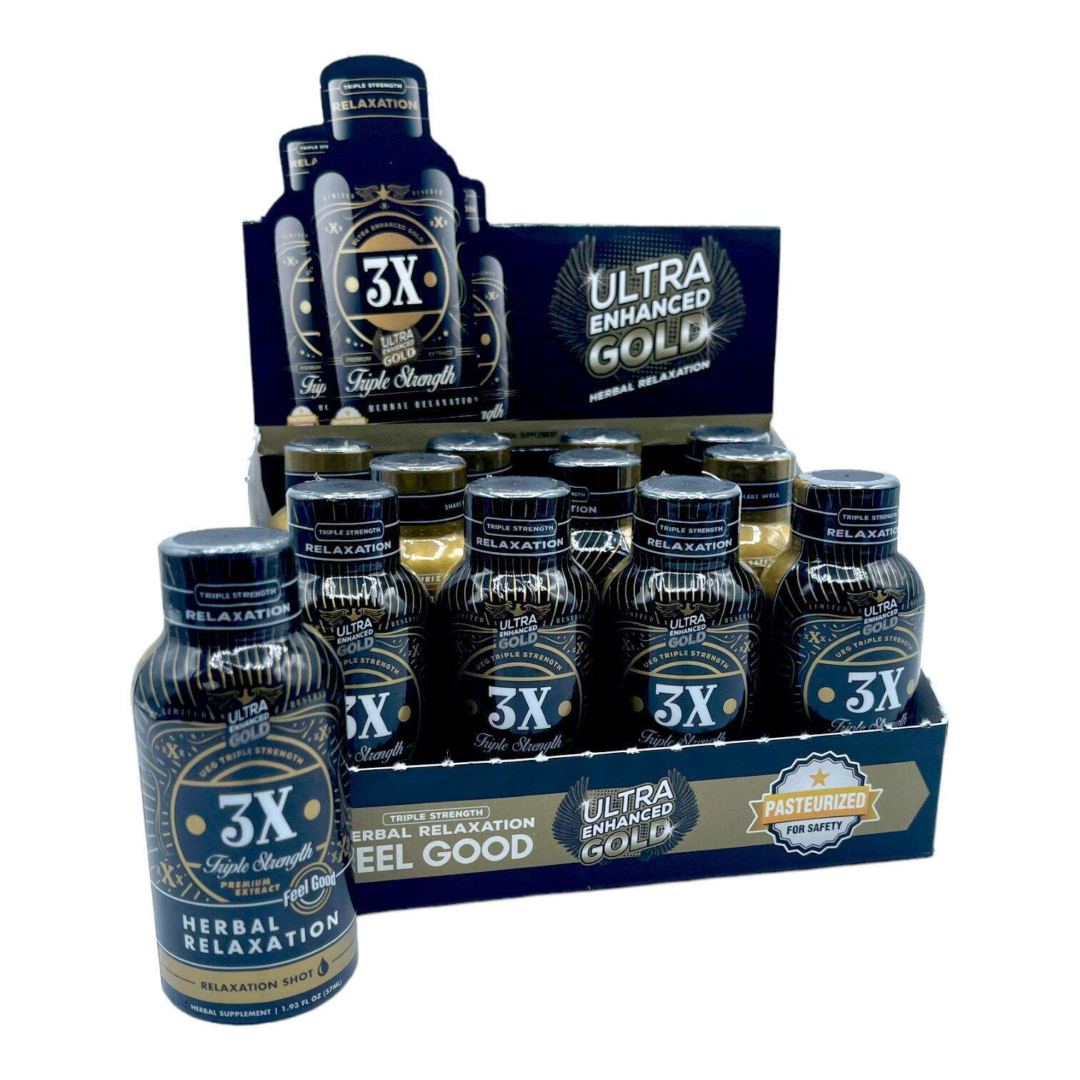 Ultra Enhanced Gold 3X Triple Strength Kratom Shot 57mL | Image 5 | Ultra Enhanced Gold 3X Triple Strength Kratom Shot 57mL