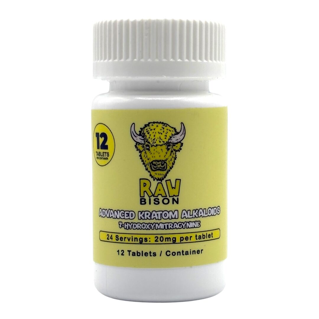 Raw Bison 7OH Tablets 20mg | Image 3 | Raw Bison 7OH Tablets 20mg