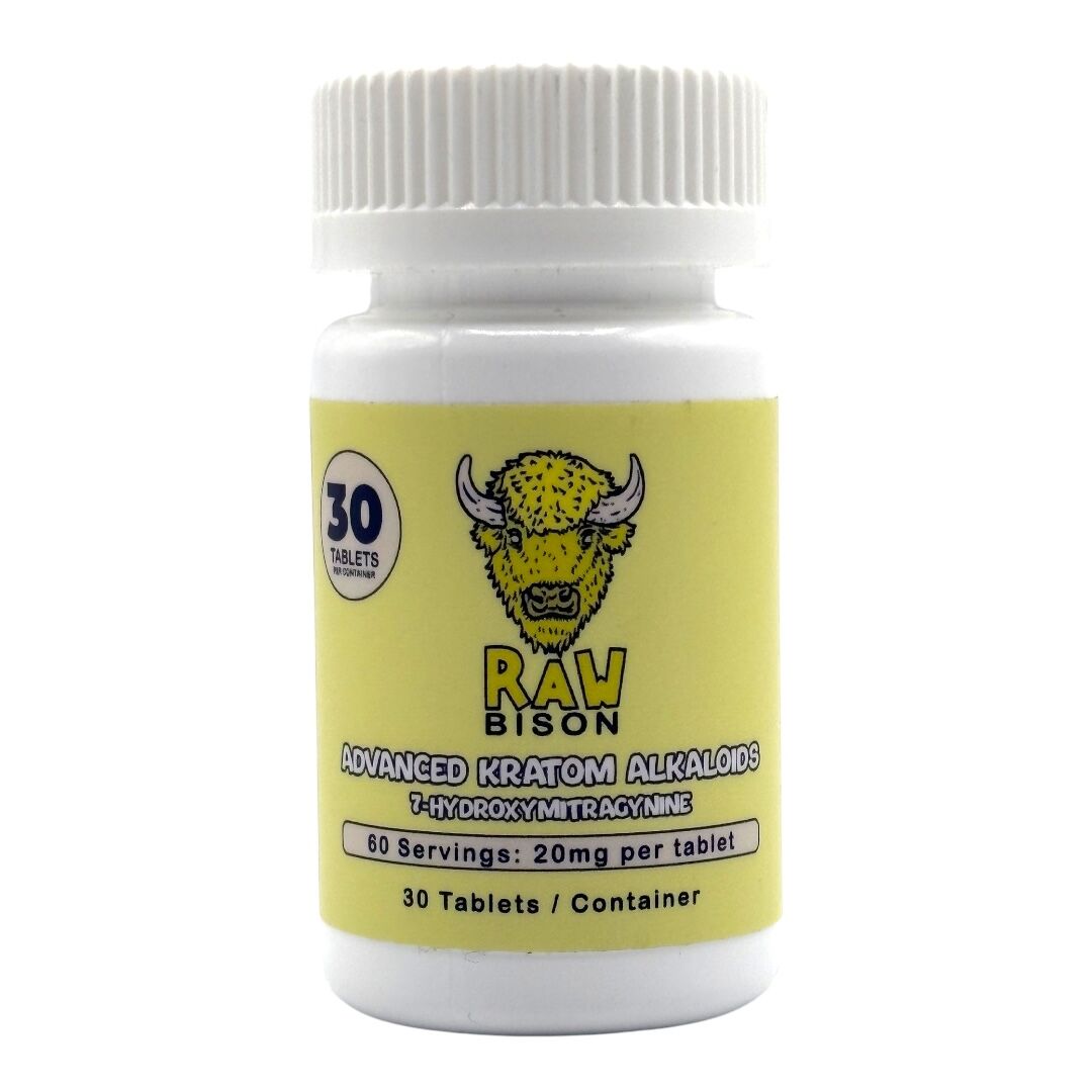 Raw Bison 7OH Tablets 20mg | Image 7 | Raw Bison 7OH Tablets 20mg