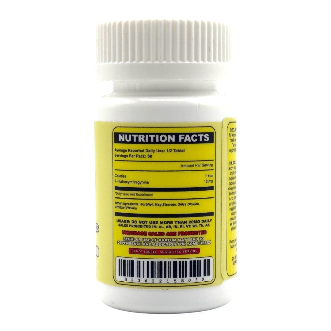 Raw Bison 7OH Tablets 20mg | Image 10 | Raw Bison 7OH Tablets 20mg