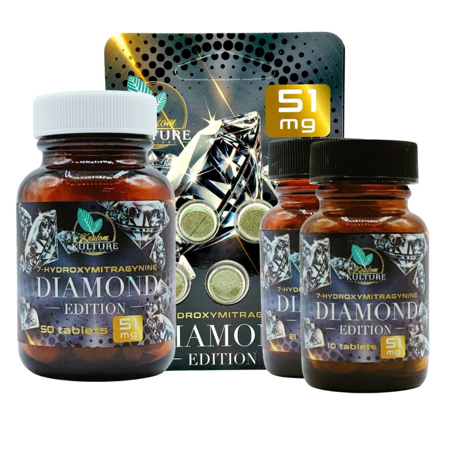Kratom Kulture 7-OH Diamond 51mg | Image 1 | Kratom Kulture 7-OH Diamond 51mg