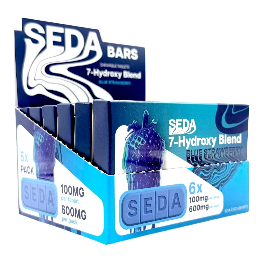 Seda 7-OH Chewable Flavored Tablets 100mg x 6ct | Image 9 | Seda 7-OH Chewable Flavored Tablets 100mg x 6ct