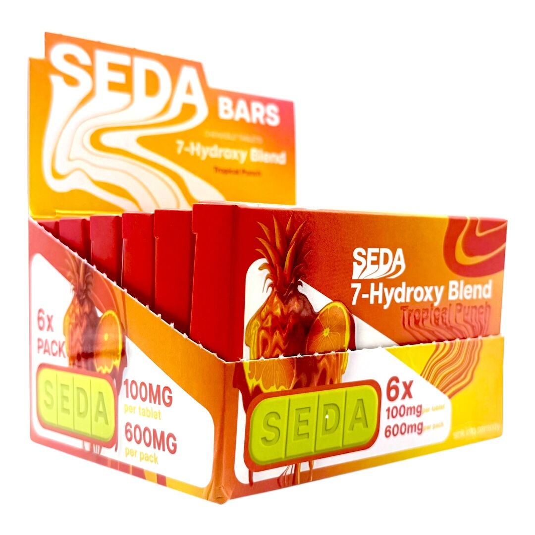 Seda 7-OH Chewable Flavored Tablets 100mg x 6ct | Image 7 | Seda 7-OH Chewable Flavored Tablets 100mg x 6ct