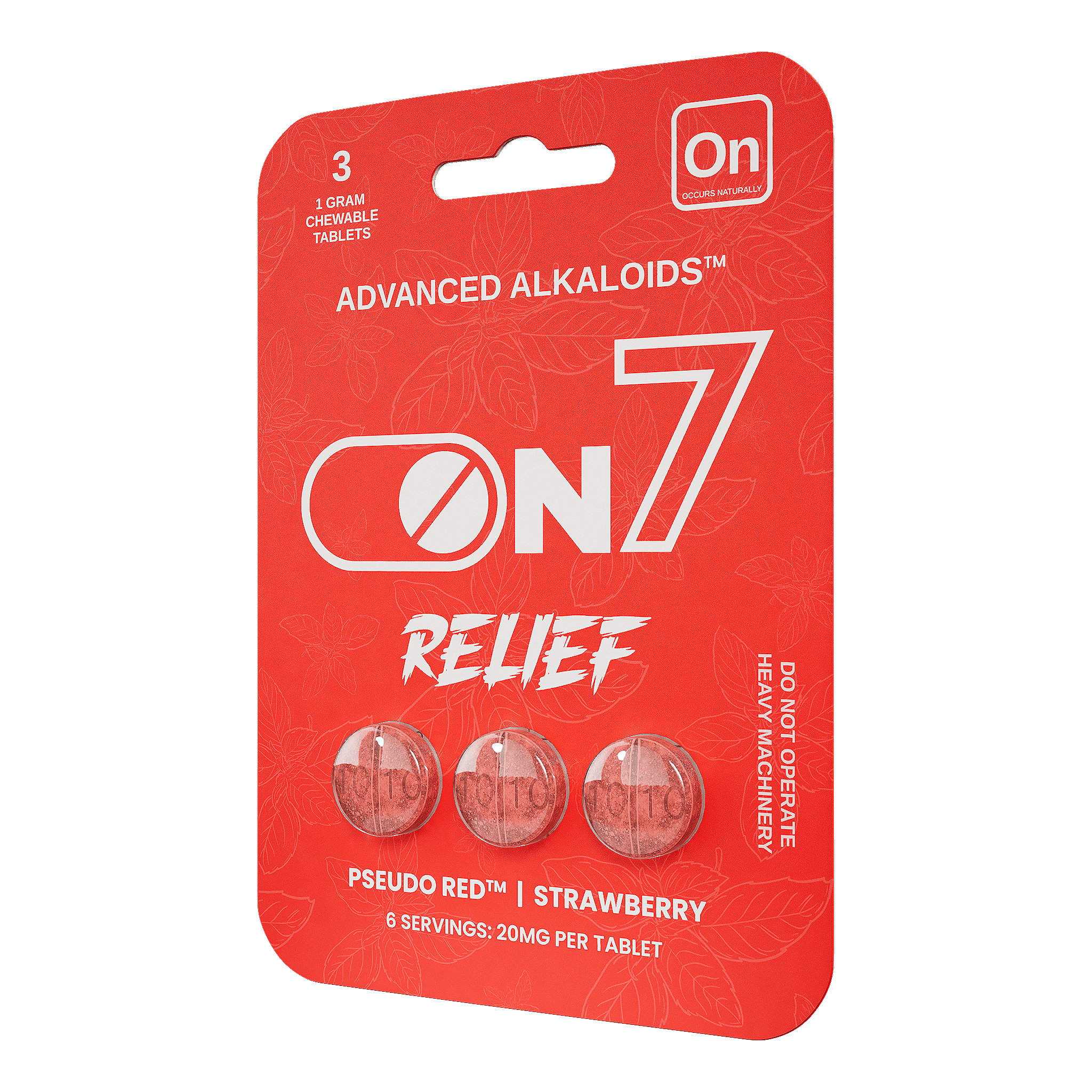 On7 Pseudo Red Relief Tablets 20mg | Image 5 | On7 Pseudo Red Relief Tablets 20mg