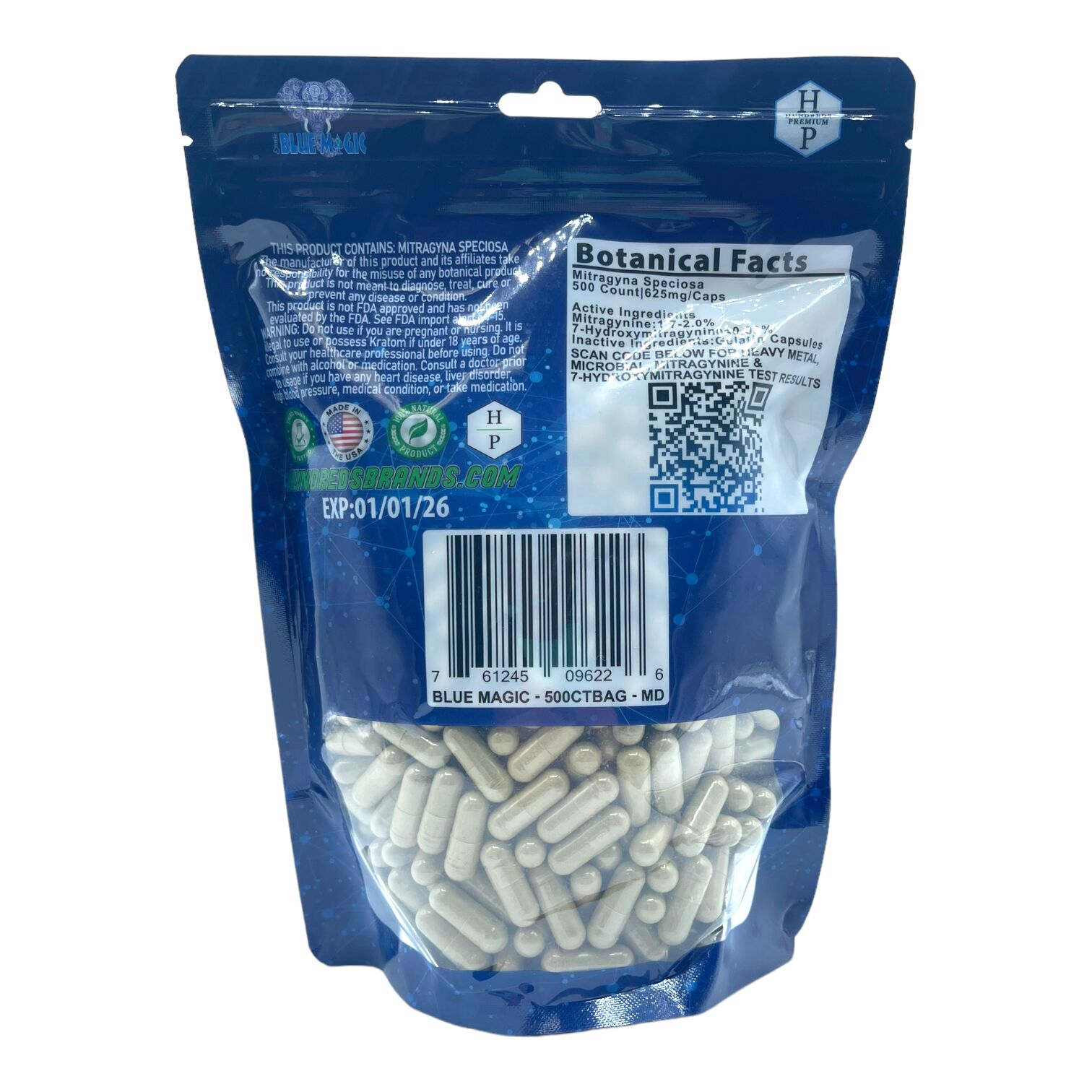 Blue Magic Maeng Da Kratom Capsules | Image 2 | Blue Magic Maeng Da Kratom Capsules