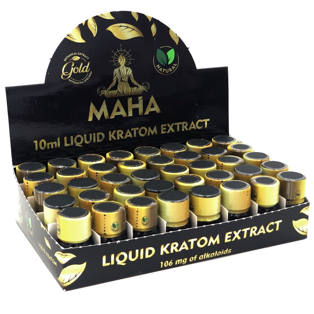 MAHA Gold Kratom Extract Shot 10mL (BUY 1 GET 1) | Image 1 | MAHA Gold Kratom Extract Shot 10mL (BUY 1 GET 1)