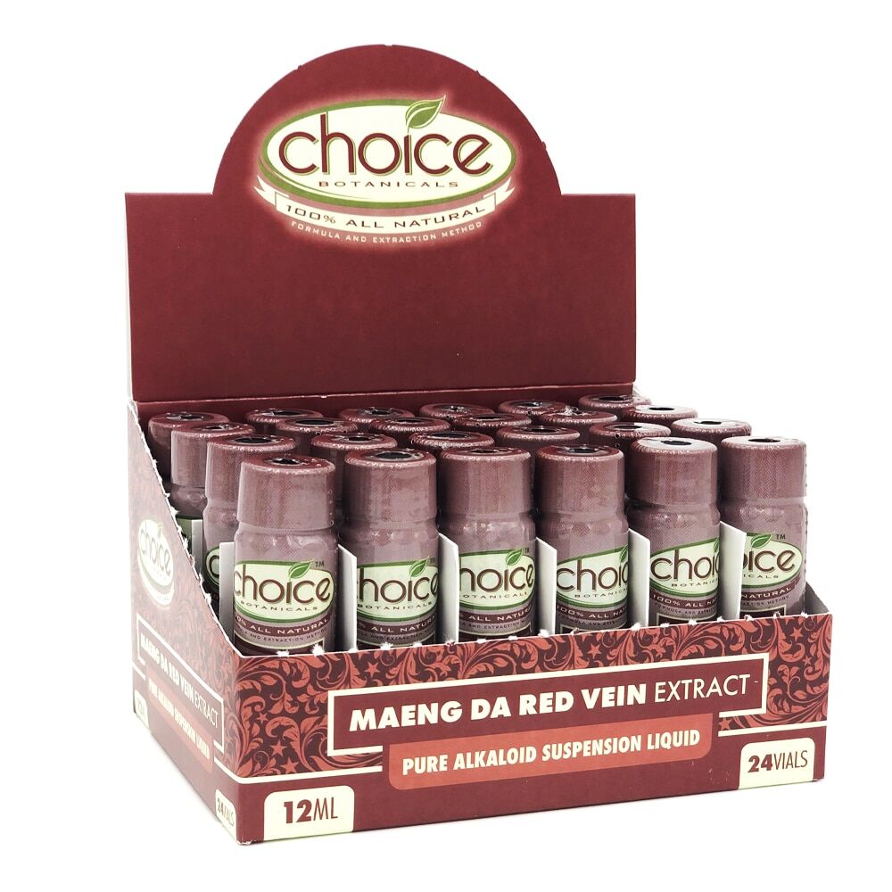 Choice Botanicals Red Maeng Da Kratom Shot 225mg 12mL | Image 2 | Choice Botanicals Red Maeng Da Kratom Shot 225mg 12mL