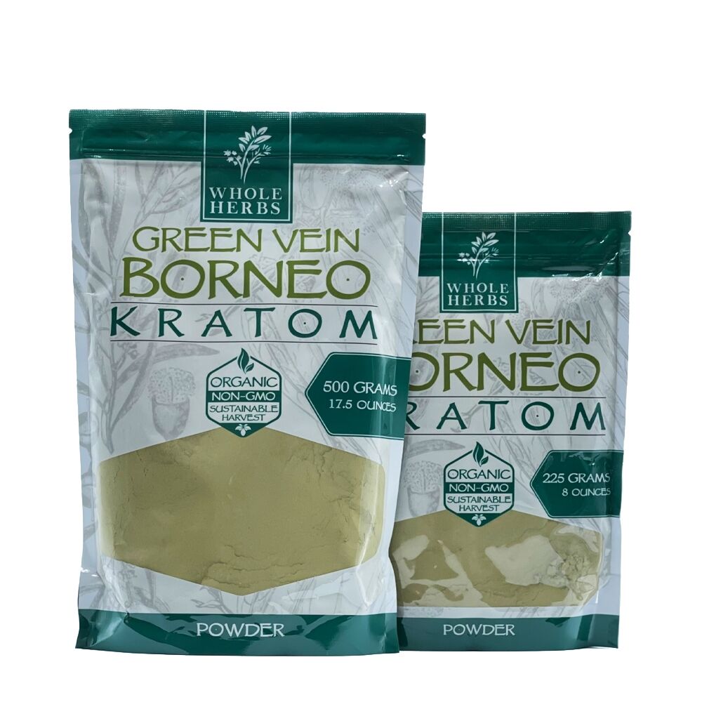 Whole Herbs Green Vein BORNEO Kratom Powder | Image 1 | Whole Herbs Green Vein BORNEO Kratom Powder