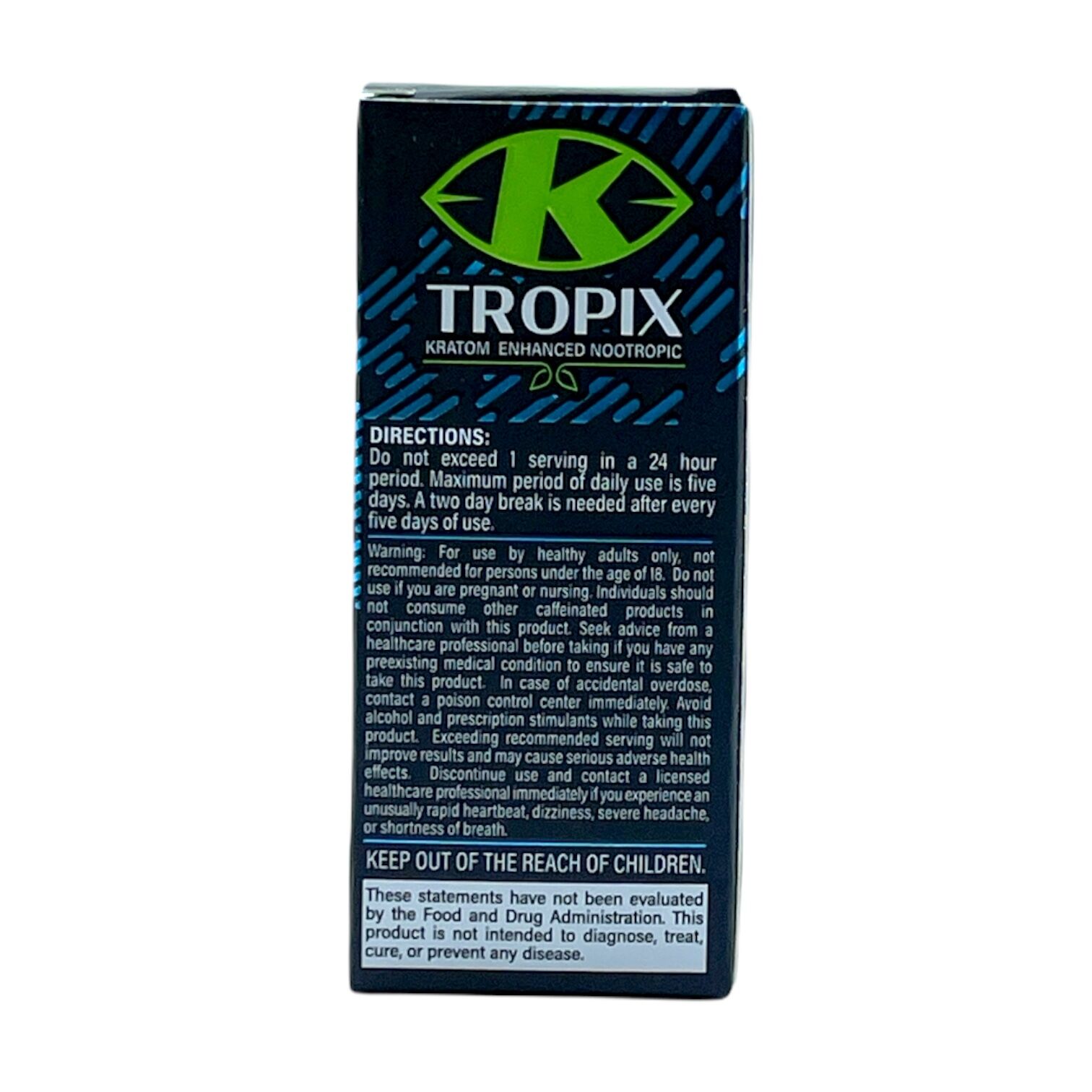 K-TROPIX Kratom Enhanced Nootropic Extract Shot 100mg 15mL | Image 5 | K-TROPIX Kratom Enhanced Nootropic Extract Shot 100mg 15mL