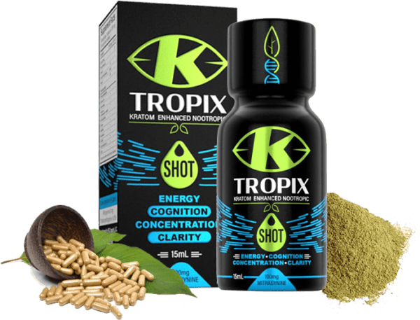 K-TROPIX Kratom Enhanced Nootropic Extract Shot 100mg 15mL | Image 3 | K-TROPIX Kratom Enhanced Nootropic Extract Shot 100mg 15mL