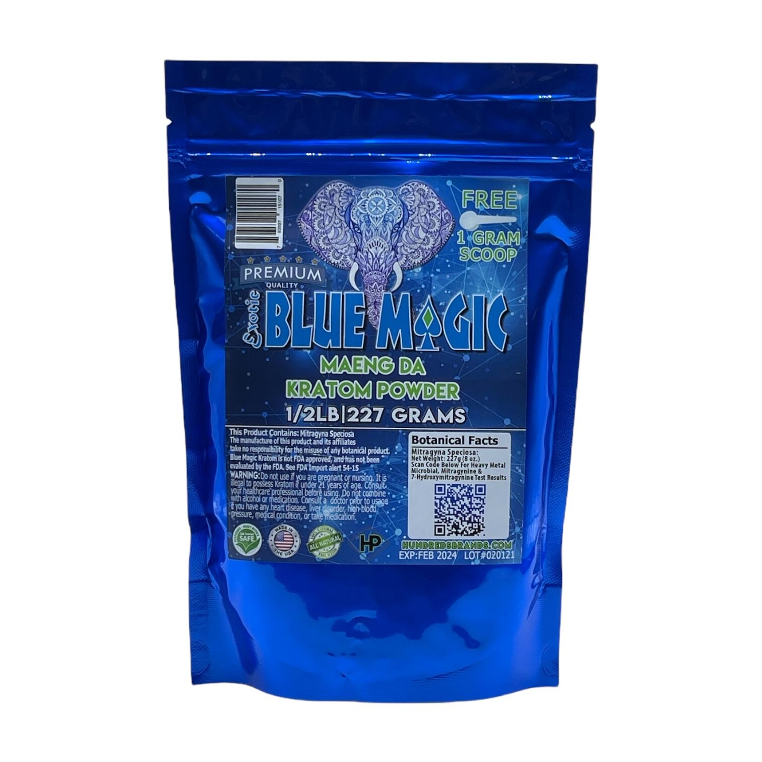 Blue Magic Maeng Da Kratom Powder | Image 1 | Blue Magic Maeng Da Kratom Powder