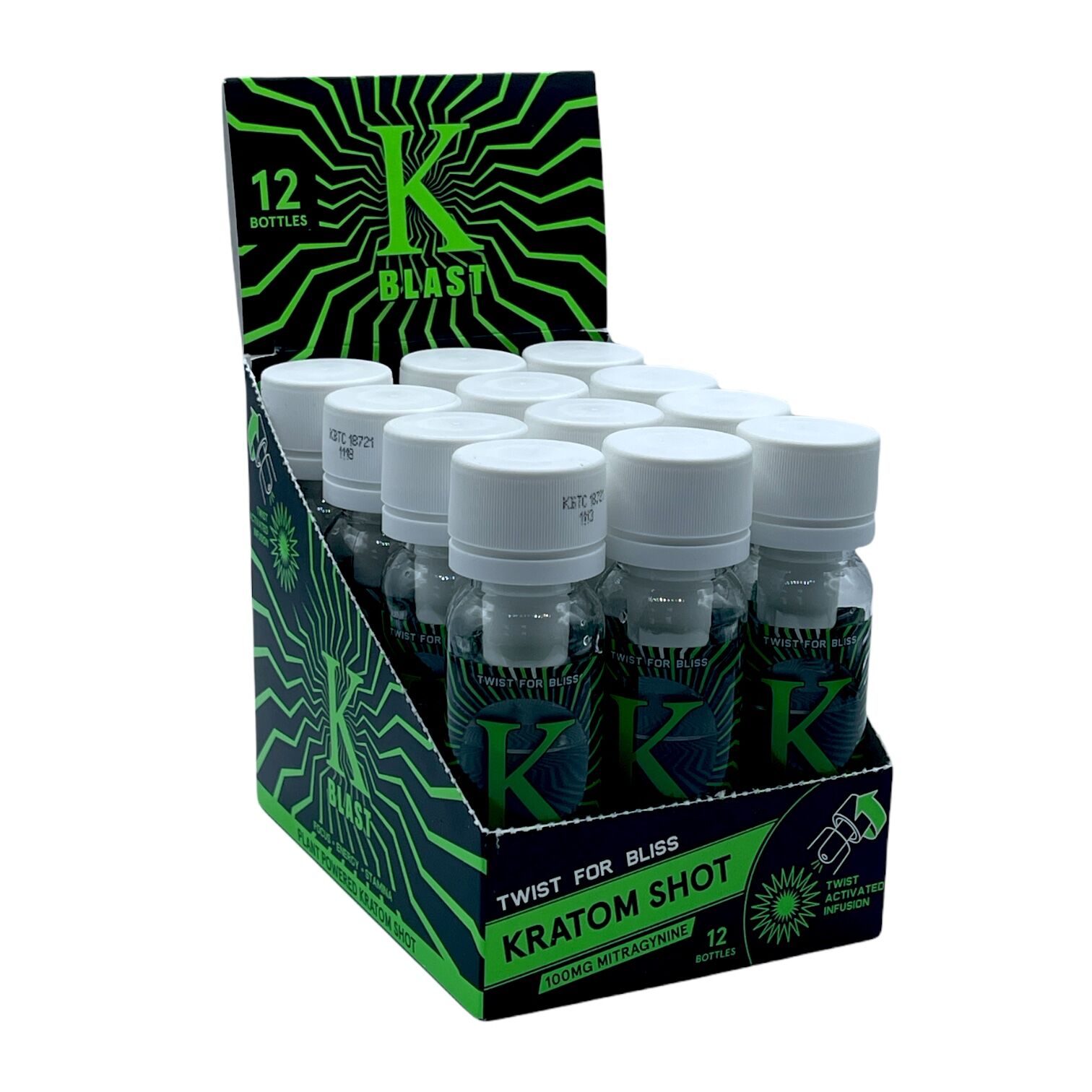 K BLAST Kratom Extract Shot 100mg 60mL | Image 3 | K BLAST Kratom Extract Shot 100mg 60mL