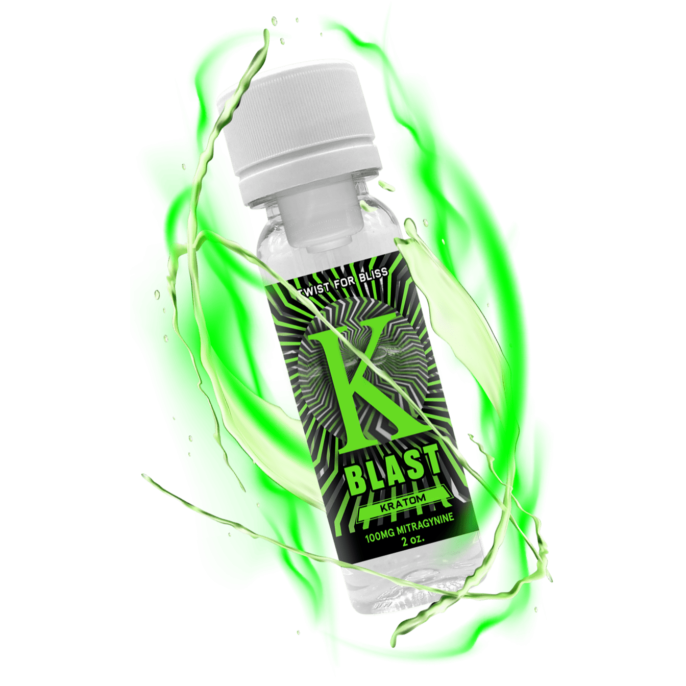 K BLAST Kratom Extract Shot 100mg 60mL | Image 1 | K BLAST Kratom Extract Shot 100mg 60mL