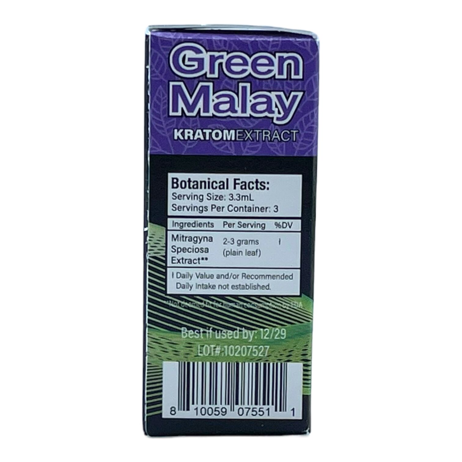 Krave Green Malay Kratom Extract Shot 10mL | Image 2 | Krave Green Malay Kratom Extract Shot 10mL